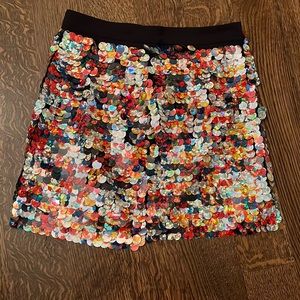 Milly Sequin Mini Skirt size 8